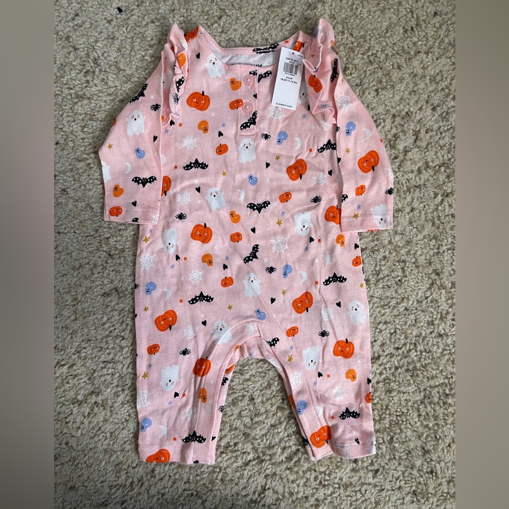 Pink Halloween Onesie